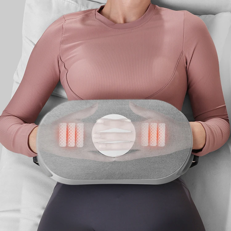 2 in 1 Hand Abdomen Massager, Bian Stone Kneading Electric Belly Massage Machine, Finger Pressure Relief, Portable Health Tool