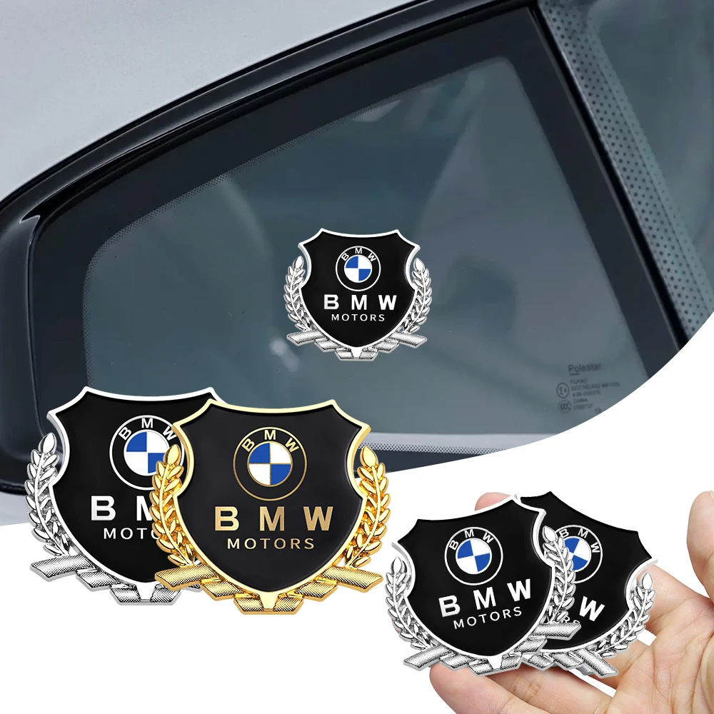 

2PCS Metal Car Styling Decal Auto Emblem Rear Body Trunk Decorative Stickers For Bmw E46 E90 E60 F10 F30 E39 E36 F20 E87 G30 E92