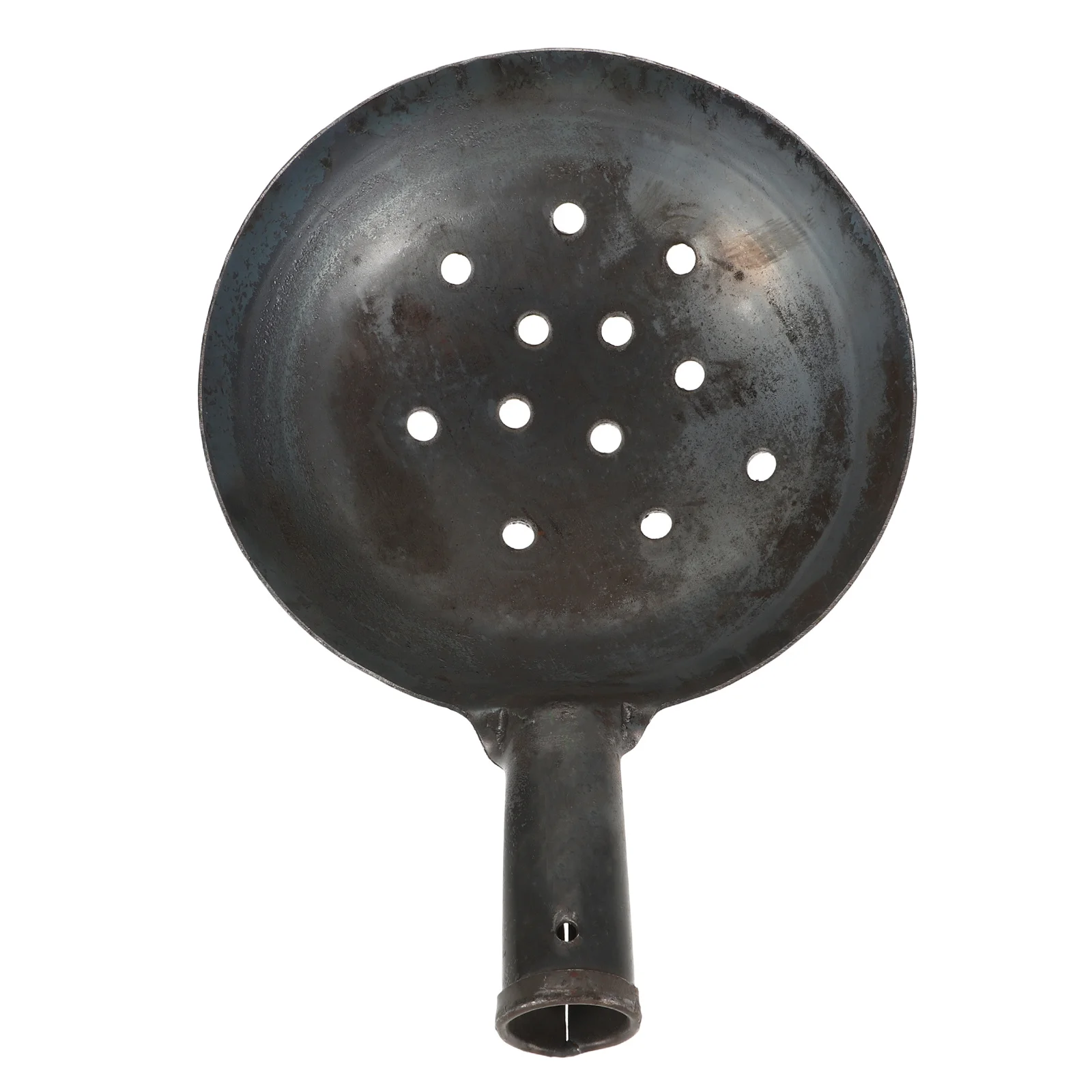 

Large Iron Ladle Dredging Scoop Heavy Duty Cleaning Drain Removing Mud Soil Sifting Garden Beach Metal Ladle Cleaning Scoop