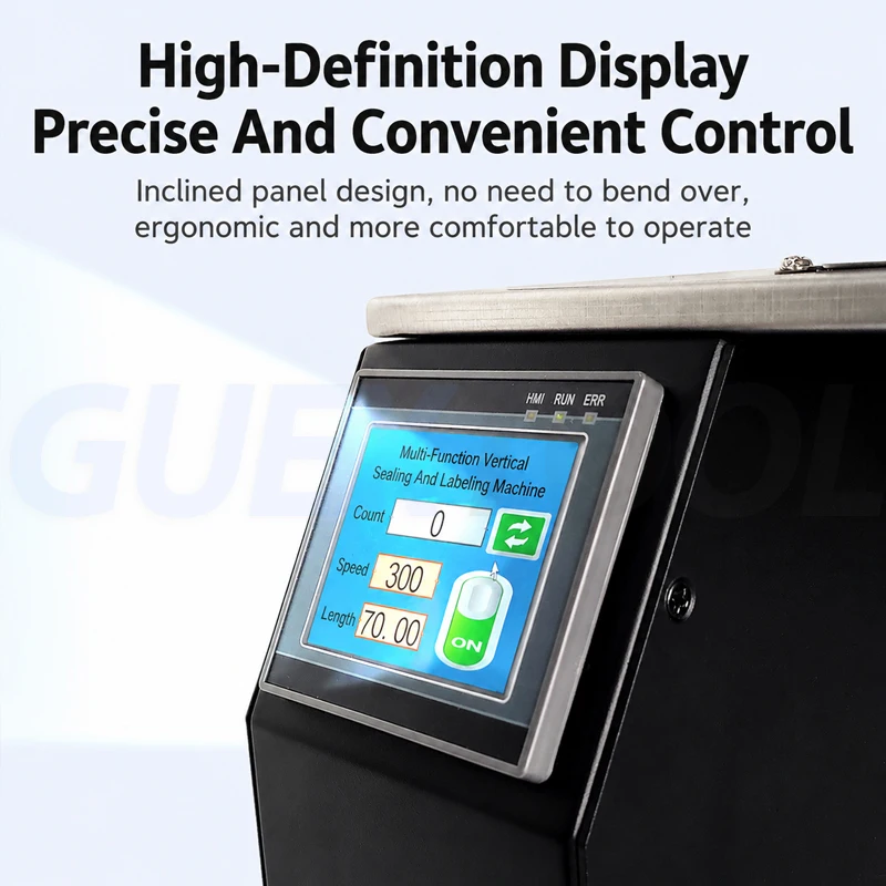 Right Angle Sealing Label Labeling Machine Semi Automatic Sealing Labeler For Packaging Box 90 Corner Stick Labeling Machine