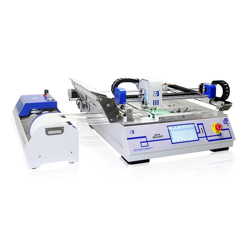 ZB3245T High Speed 2Head Automatic Pick And Place Machine Desktop LED Making Machine Pcb Assembly Machine For Led SMT Production