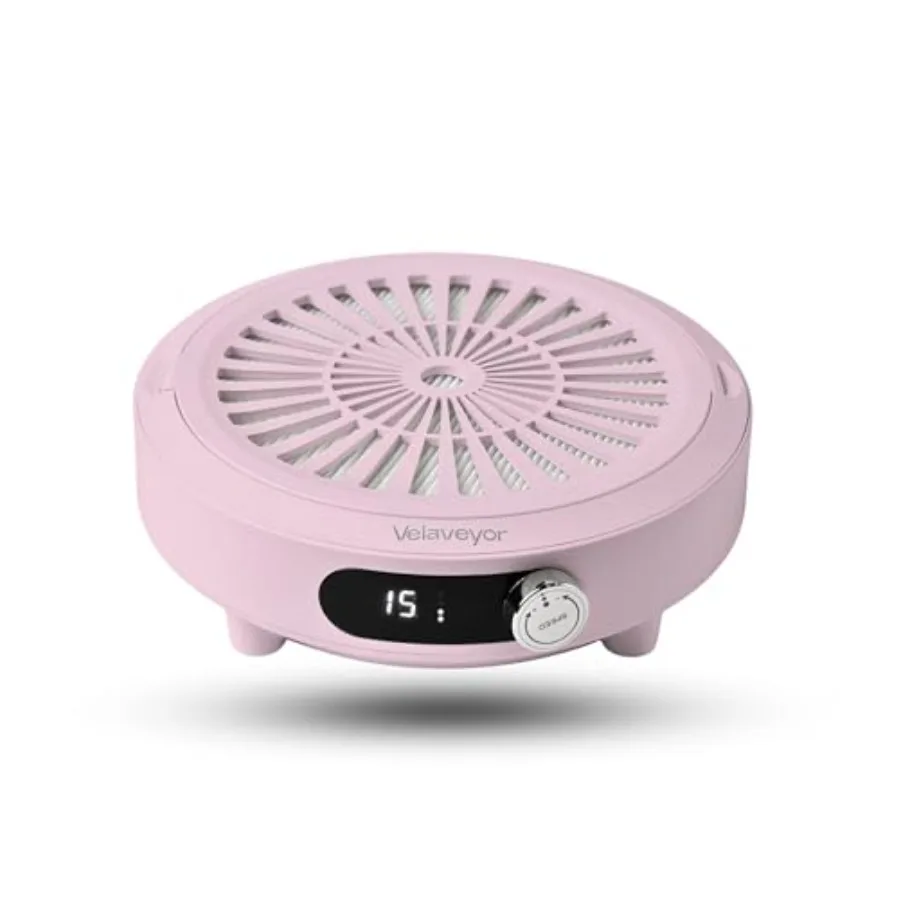 

Перезаряжаемый беспроводной пылесборник для маникюра, 3800 об/мин, малошумный вакуумный вентилятор с LED-дисплеем, регулируемая скорость, многоразовый фильтр, 30 шт.