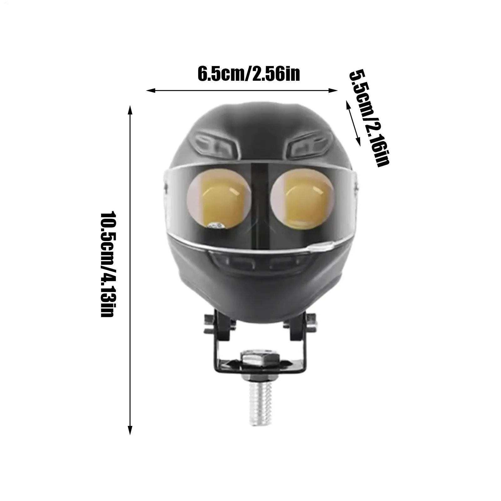 دراجة نارية أضواء الضباب خوذة على غرار LED دراجة نارية مساعد ضوء دراجة نارية القيادة الأضواء لملحقات الديكور موتو