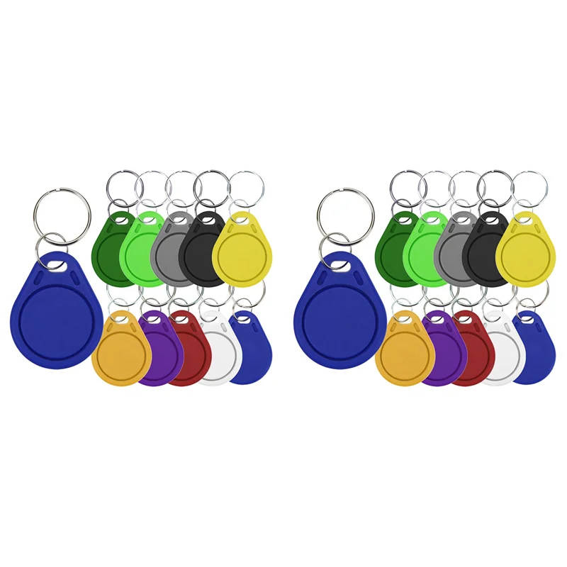 

AS95-100 шт. UID 13,56 МГц блок 0 секторов записываемая IC-карта клон сменные умные брелоки ключевые метки 1K S50 RFID контроль доступа