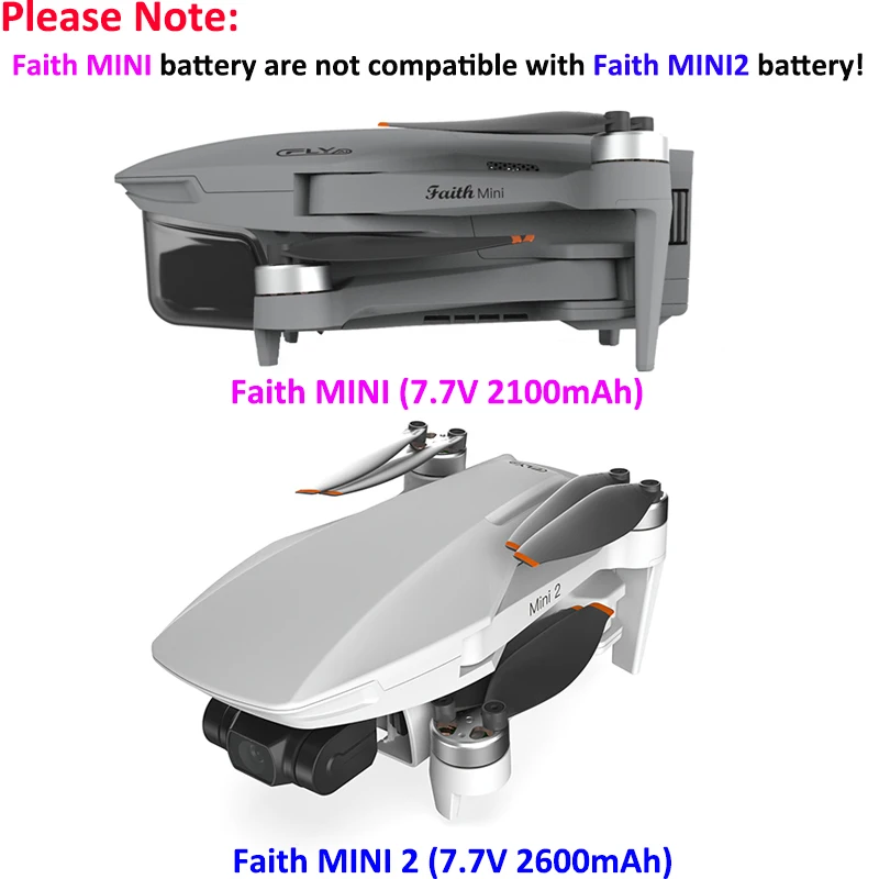 CFLY Faith MINI / Faith MINI2 Drone Battery Original 3In1 Multi-Battery Charger Manager RC Quadcopter Części zamienne Akcesoria