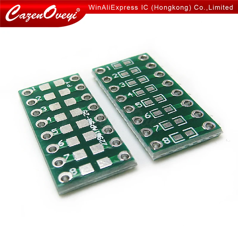 10pcs/lot 0805 0603 0402 to DIP PCB Transfer Board DIP Pin Board Pitch Adapter keysets In Stock