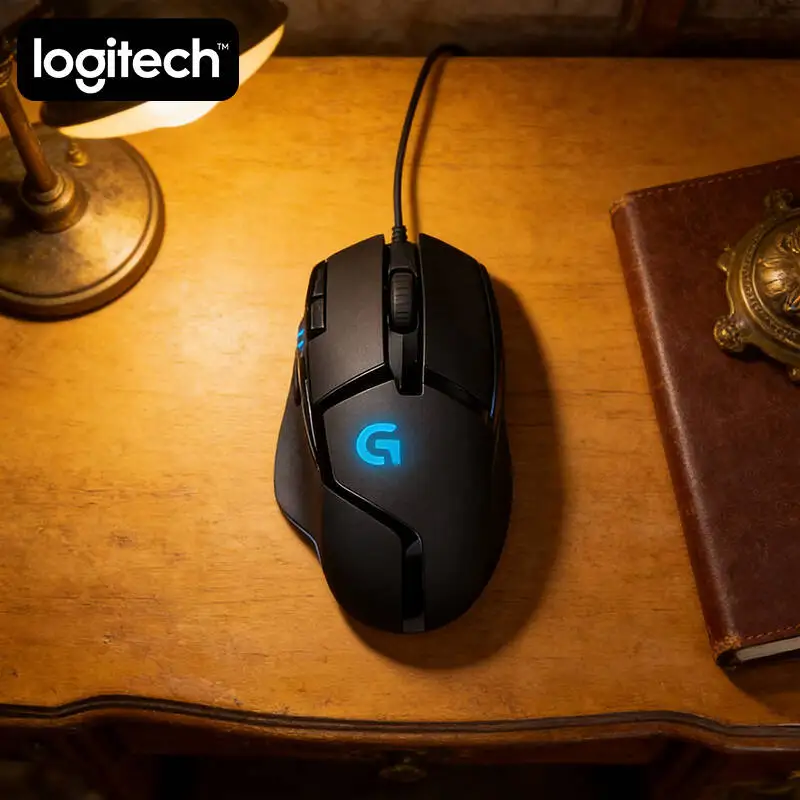 

Игровая мышь Logitech G402 с сенсором Delta Zero, 8 кнопками, 500+ IPS, противоскользящими накладками для настольных игровых систем