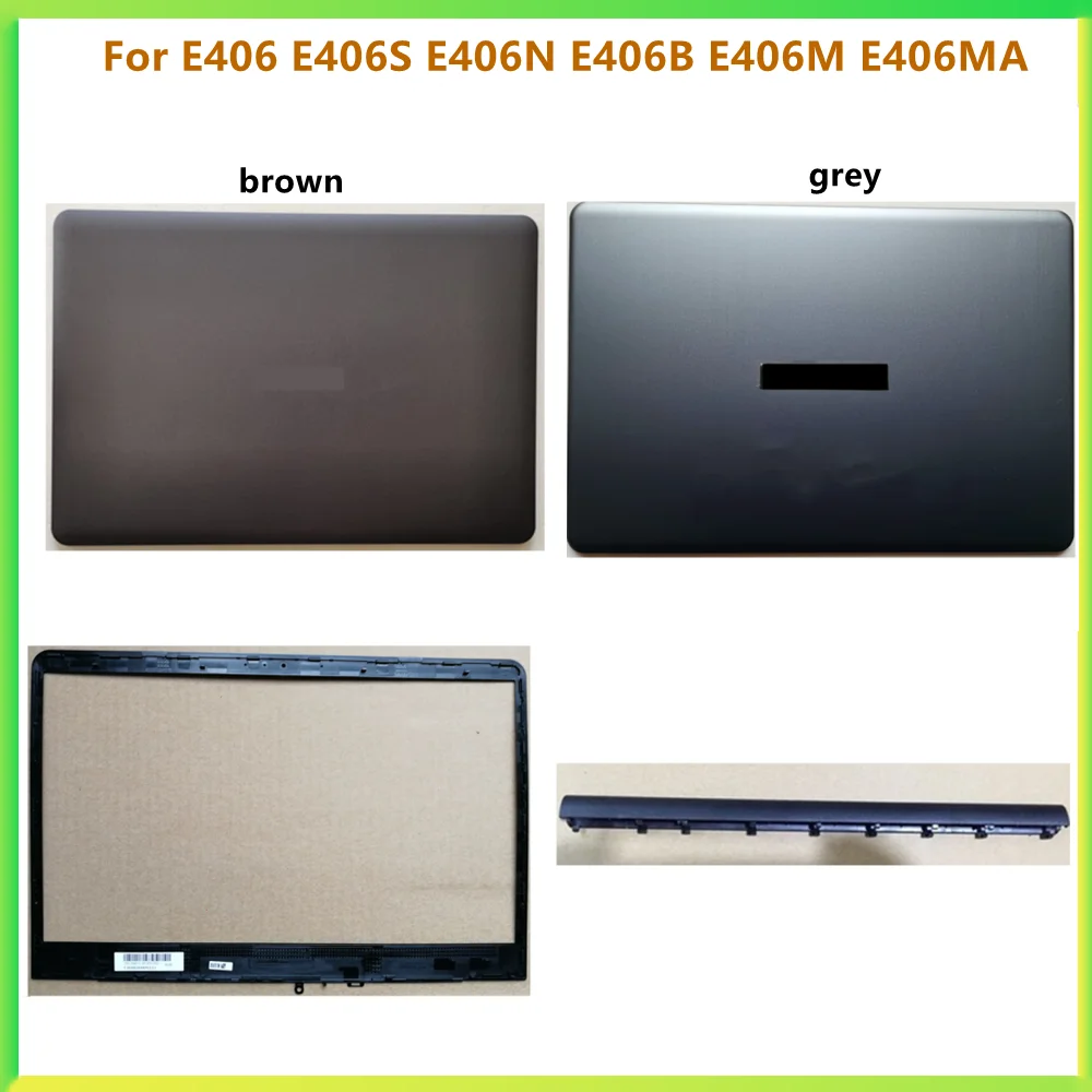 

New Laptop LCD Back Cover Case Bezel Front Frame Cover Case For ASUS E406 E406S E406N E406B E406M E406MA shell