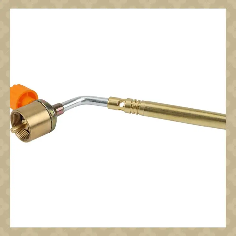 

AB45 2X Brass MAPP, Propane Gas Torch, Automatic Ignition Trigger, Heating Welding Burner, Suitable For Camping And Welding