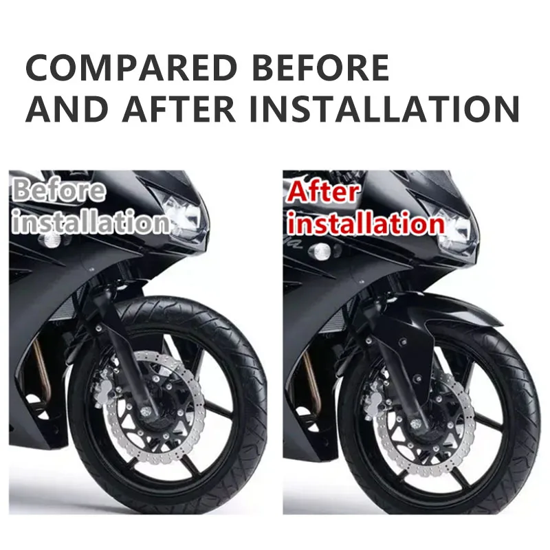 Ninja250 Fender Front Fender for Kawasaki Ninja 250 NINJA 250 Ninja250R EX250 2008 2009 2010 2011 2012 Tire Mudguard Splash