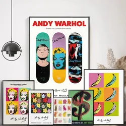 A-Andy W-Warhol Classic Vintage Posters HD Quality Wall Art Retro Posters for Home Room Wall Decor