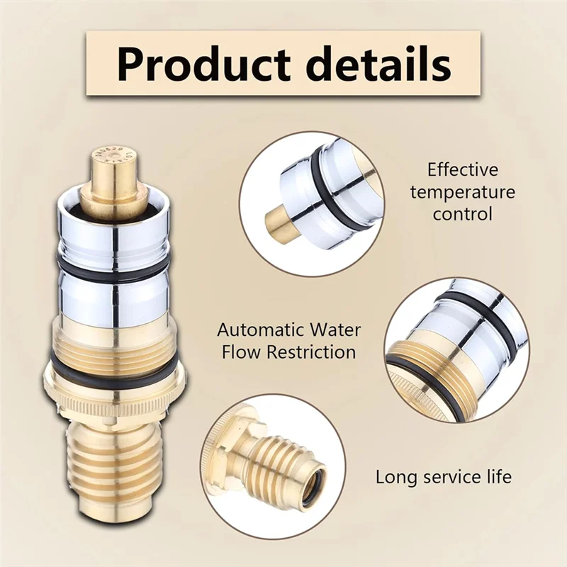 Thermostatic Cartridge Compatible For GROHE 4705000	 	 Shower Thermostatic Cartridge-B91B