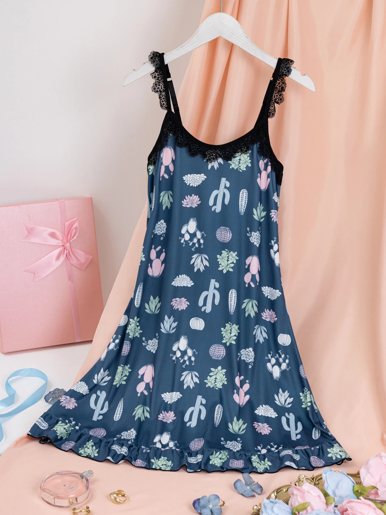 2024 Nightwear Meet'r Women Summer Sleepwear Sexy Nightdress Comfortable Color Pajama vest Home clothes Nightgown