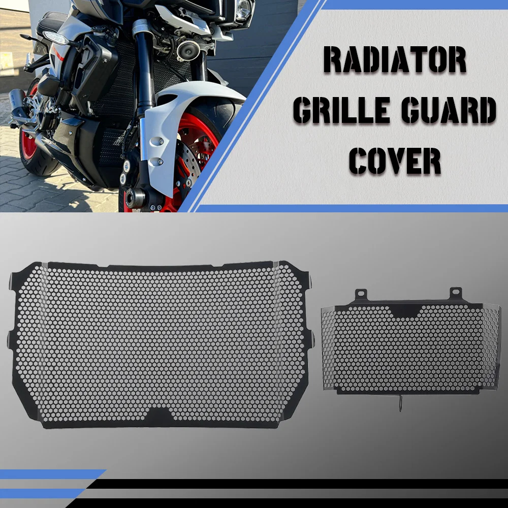 

For Yamaha MT 10 MT10 FZ 10 FZ-10 2016-2020 21 Motorcycle Radiator Grille Guard Oil Cooling Cover MT-10 SP 2022 2023 2024 2025