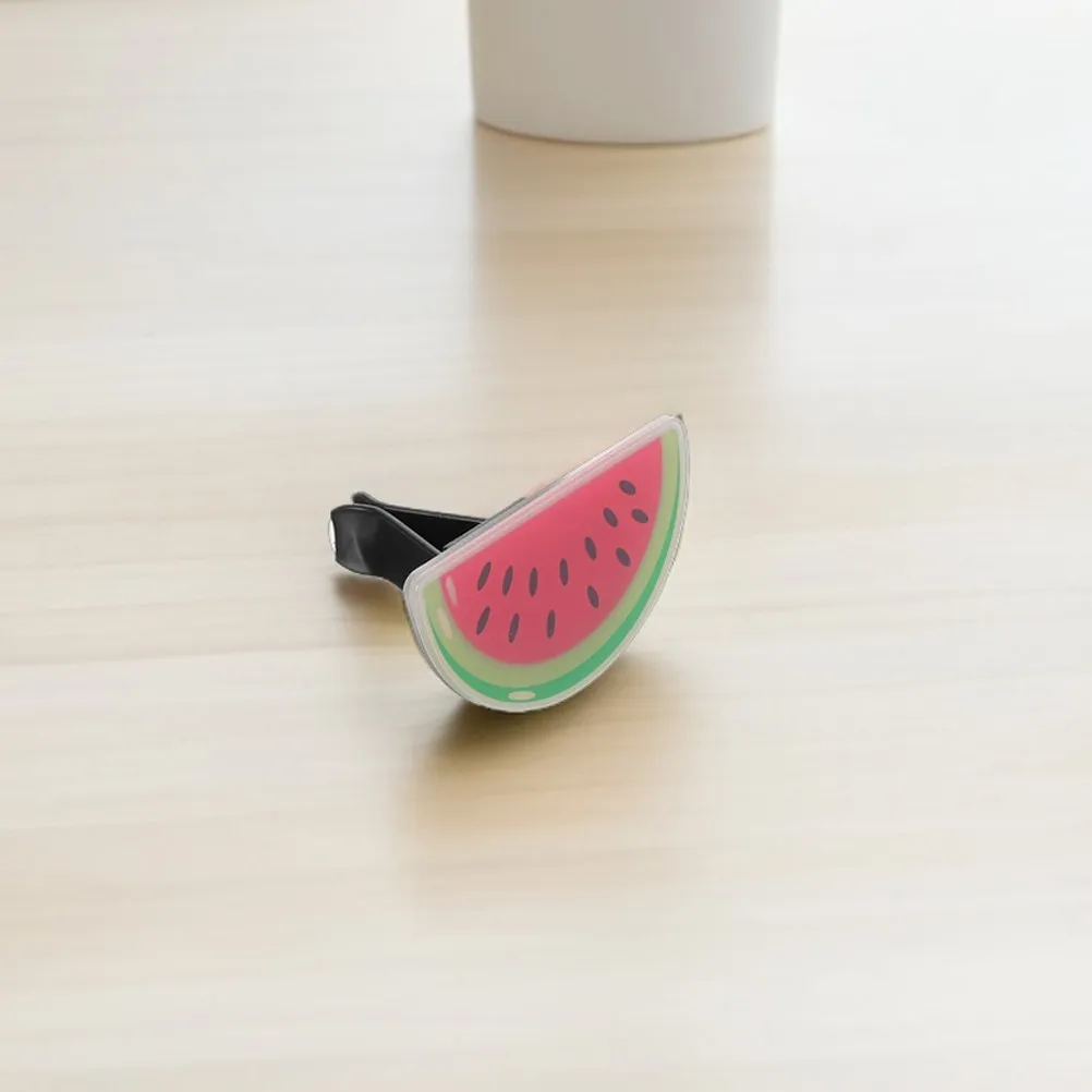 4Pcs Watermelon Car Air Freshener Vent Clips Cute Fragrance Diffuser for Auto Interior Decor Easy Install Compact Scented Car