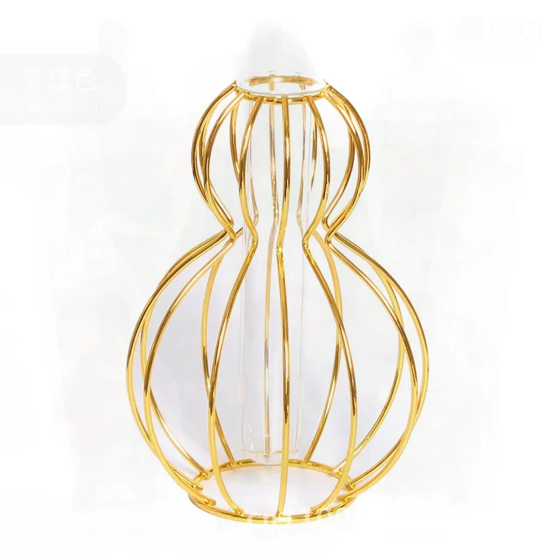 

Роскошный обеденный стол Nordic Light, декоративная железная ваза, сферическая бутылка для цветов, тыква, столешница, крыльцо, металлическое произведение искусства