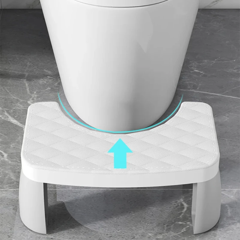 Portable Bathroom Chair Shower Seat Plastic Squat Toilet Assistance Non-slip Design Removable Toilet Step Stool Home Furniture