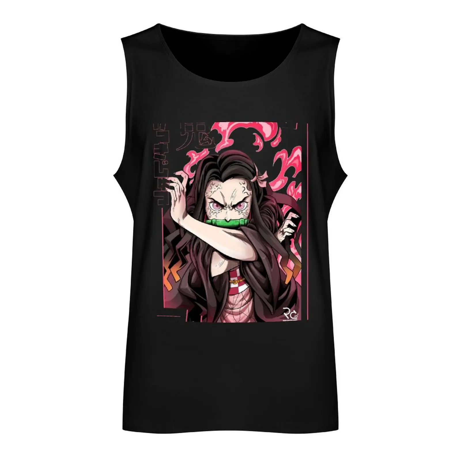 Nezuko kamado Tank Top Sleeveless men cute tops