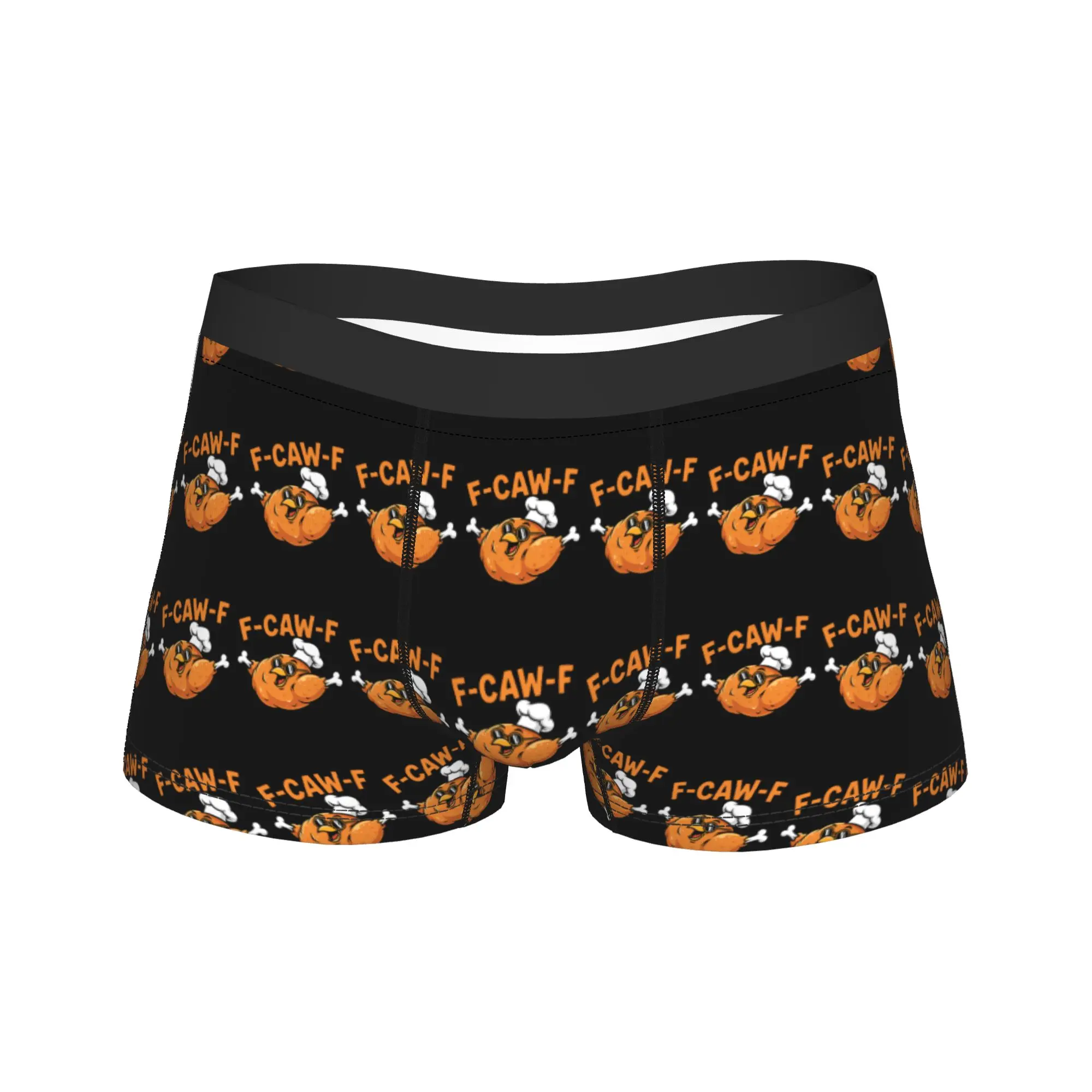 

Chicken F-CAW-F Boxer Shorts Pouch Underwear Quality Pattern Boxer Brief Classic Males Panties Big Size 2XL