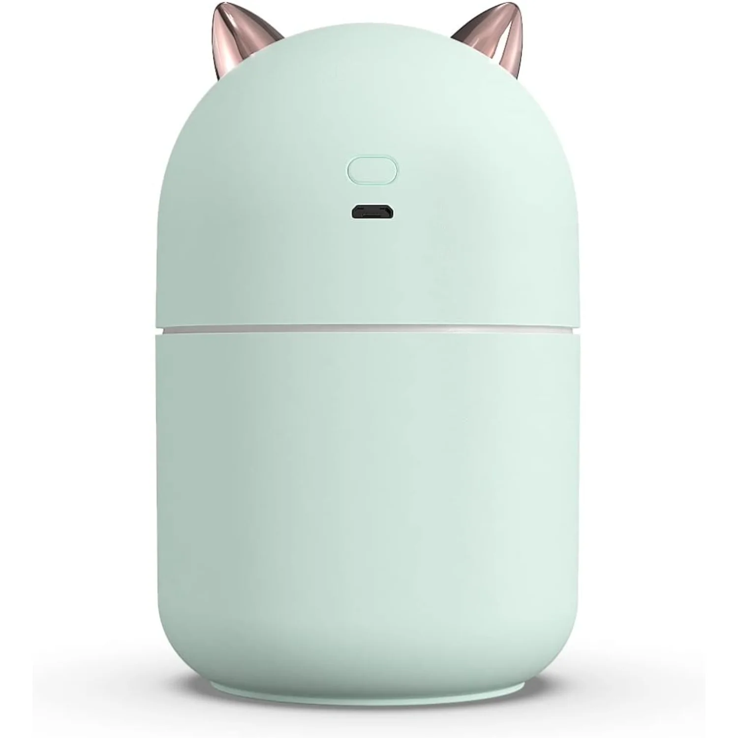 Портативный небольшой увлажнитель воздуха, 300 мл мини-увлажнитель с прохладным туманом и ночником, персональный USB-увлажнитель с автоматическим отключением, ультра-тихий,