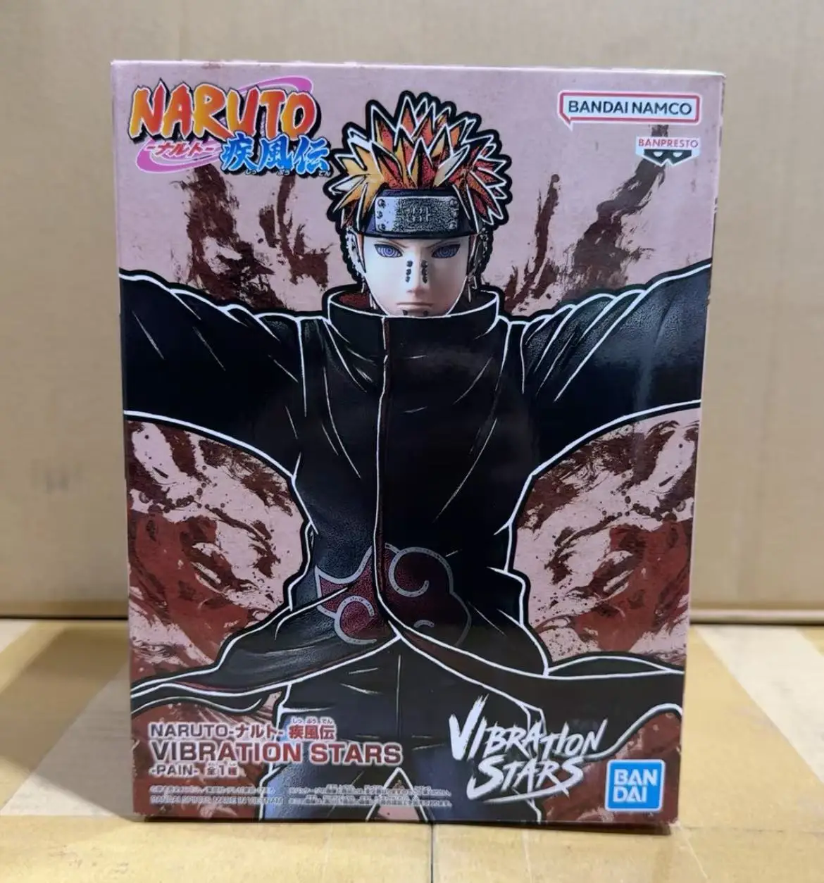 In Stock Original Bandai Naruto Shippuden Vibration Stars Pain PVC 17CM Anime Figures Toys Collection Gifts Models Ornaments