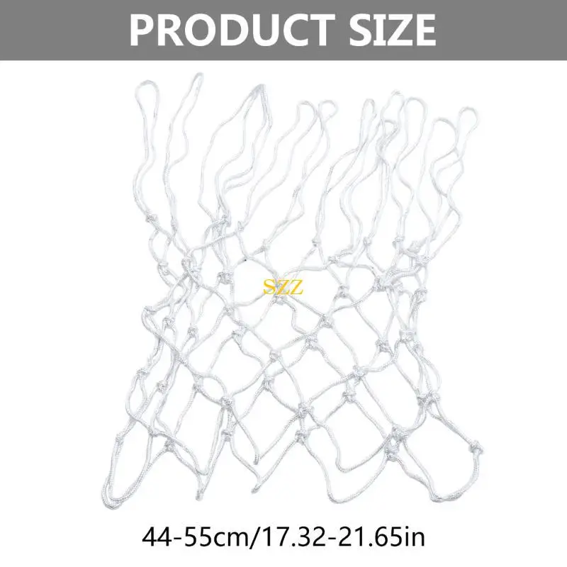 Deluxe Non Non Whip Replacement Basketball Net Dersough Rugged Nylon Hoop Goal สำหรับ RI