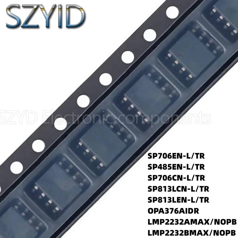 

100PCS SOP8 SP706EN-L/TR SP706CN-L/TR SP813LCN-L/TR SP813LEN-L/TR OPA376AIDR LMP2232AMAX/NOPB LMP2232BMAX/NOPB