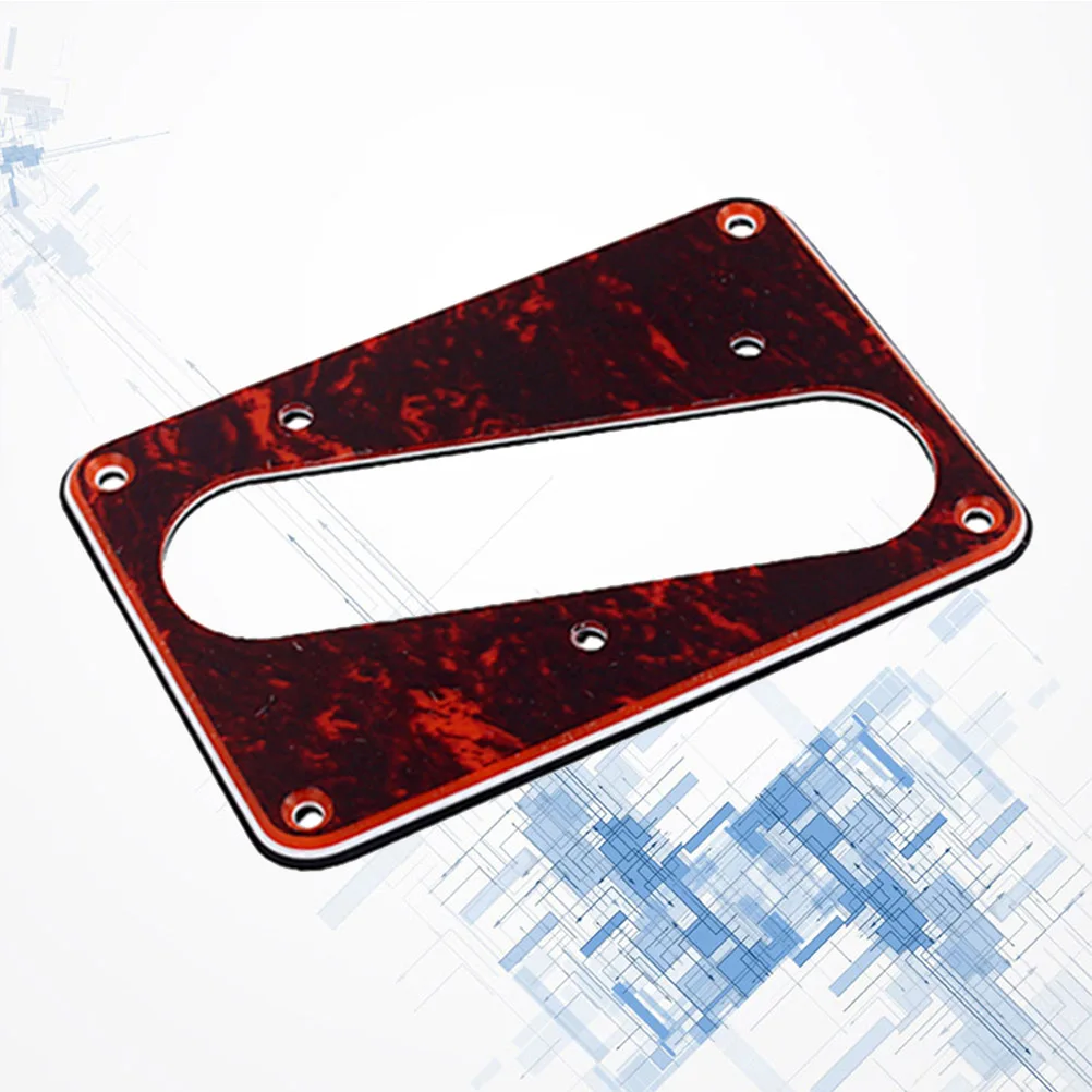 

Guitar Pickup Cover Flat Base Humbucker Frame Replacement Pickup Ring For Bridge Durable Enhance Appearance Red Color