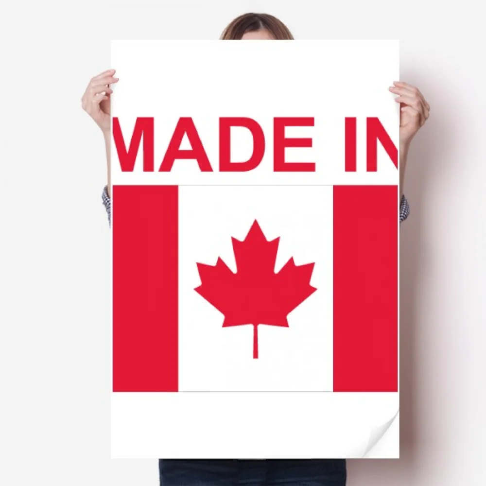 

Canada Country Love Sticker Decoration Poster Playbill Wallpaper Window Decal