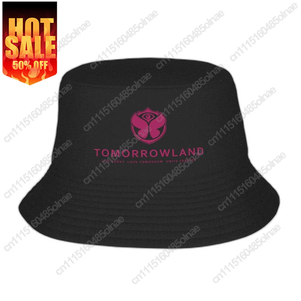 Tomorrowland Bucket Hat For Men Women Print Belgian Electronic Dance Music Festival Summer Beach Sun Fishing Cap