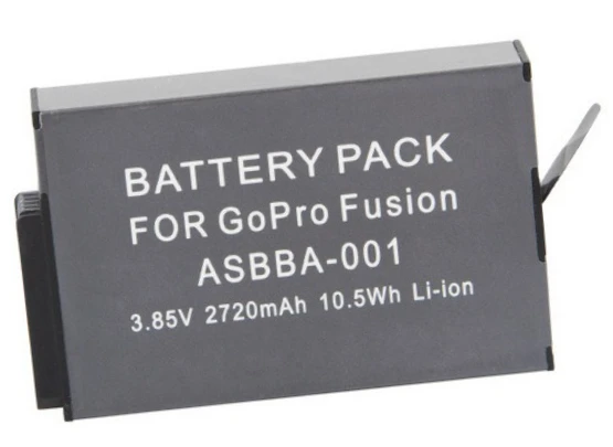2720mAh ل Gopro الانصهار تبديل البطارية ل ASBBA 001 ASBBA001 VR 360 بانوراما كاميرا بطارية إكسسوارات قطع غيار
