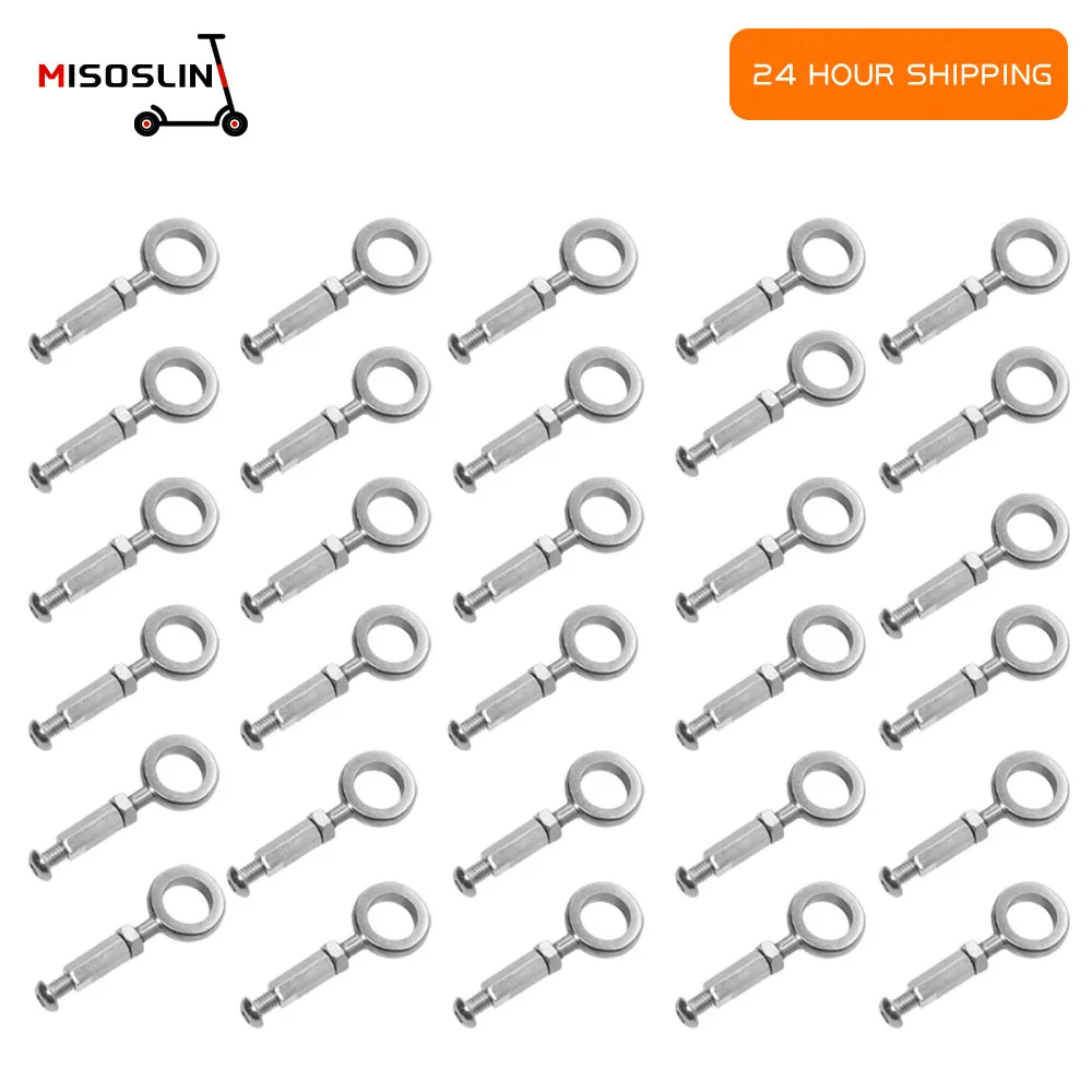 30PCS Folding Ring Pull Screw Replacement Parts For Xiaomi M365 1S Pro E-Scooter Shaft Locking Screws Fixed Hinge Bolt Accessory