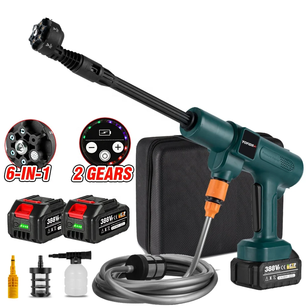 

3500W brushless electric high pressure cleaner 6 in 1 car wash garden high pressure painting equipment 6 liters/min
