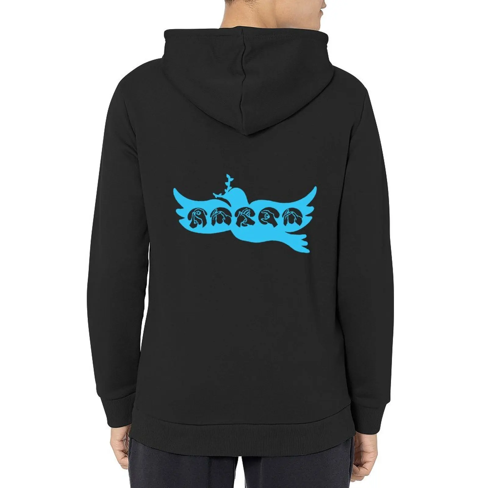 

BSL Peace & Dove (blue) Hoodie autumn autumn jacket men clothes for men graphic t shirts men designer hoodies