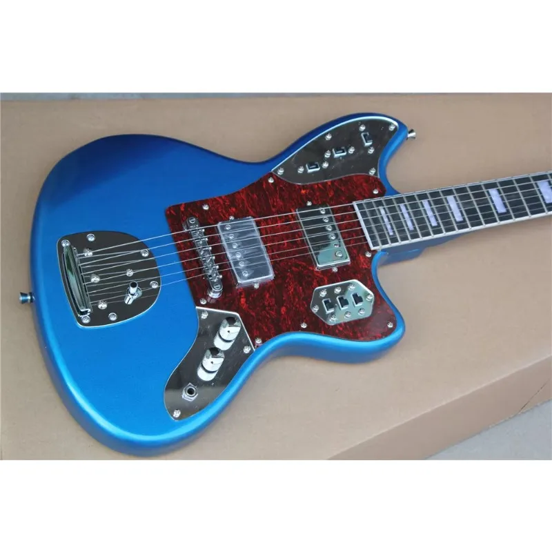 Flyoung Blue Electric Guitar Musical Instrument 6 Strings Electric Guitars Made in China