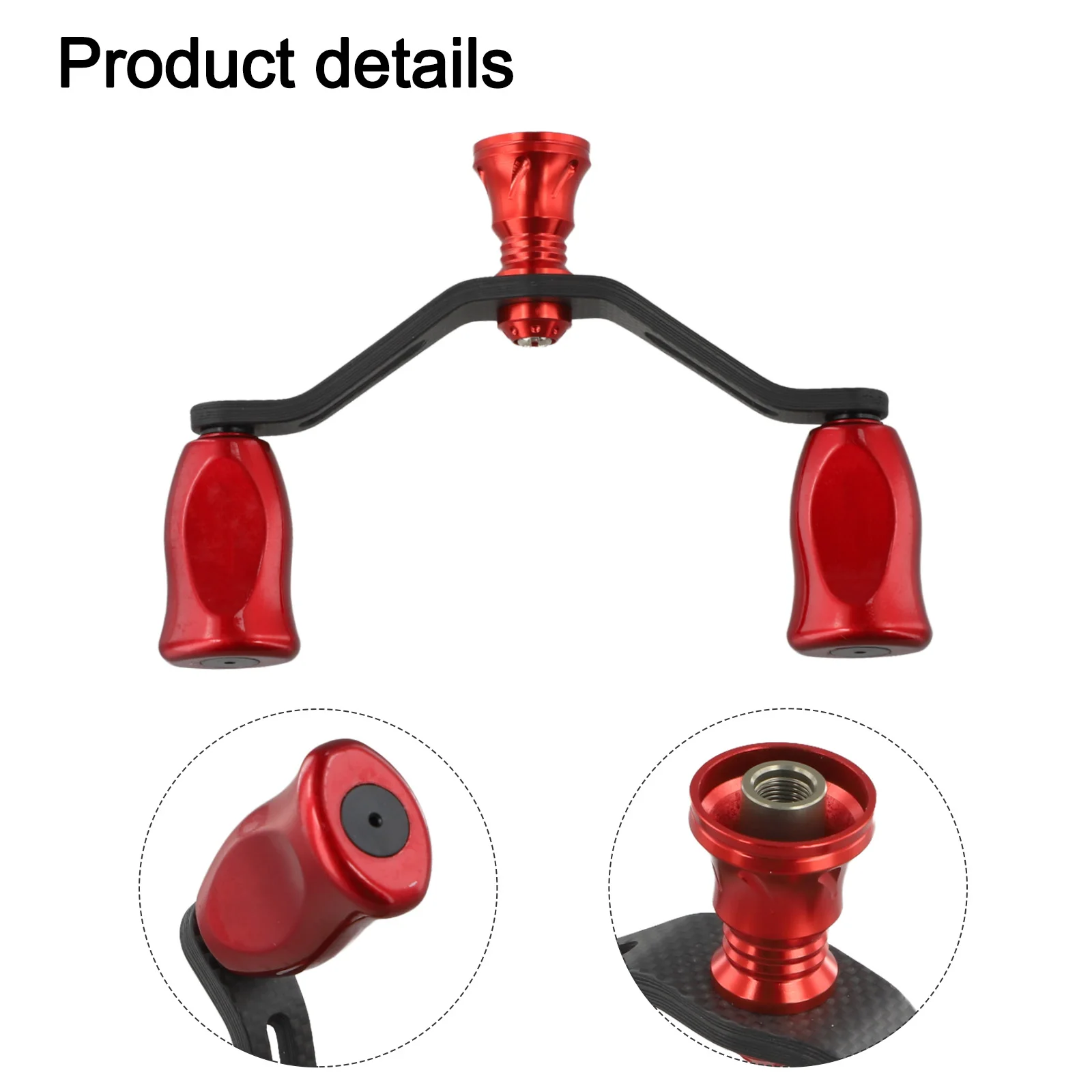 Rocker Arm Handle Compatible with For DAIWA For FUEGO For PROREX VLT SALAMANDRA V Fishing Reels Featuring Carbon Fiber Material