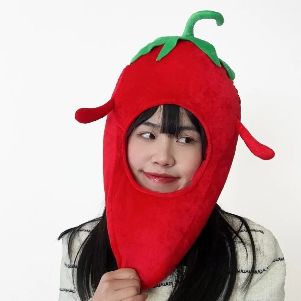 

Onion Creative Fruit and Vegetable Hat Thick Soft Nutrition Month Hat Funny Playful Pullover Cap Photography Props