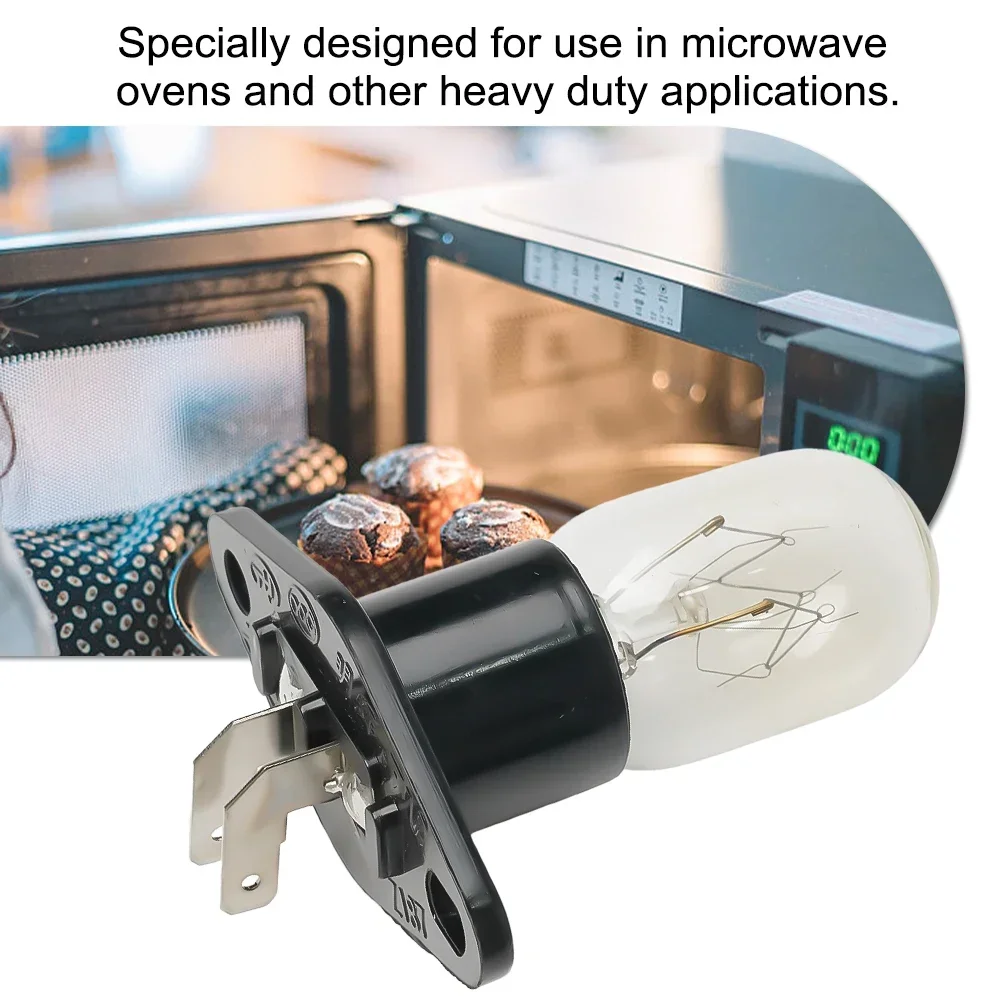 250V Microwave Ovens Light 2A Global Lamp Halogen Bulbs Base 2-Pins For Microwave Oven siemens oven lamp - usage example