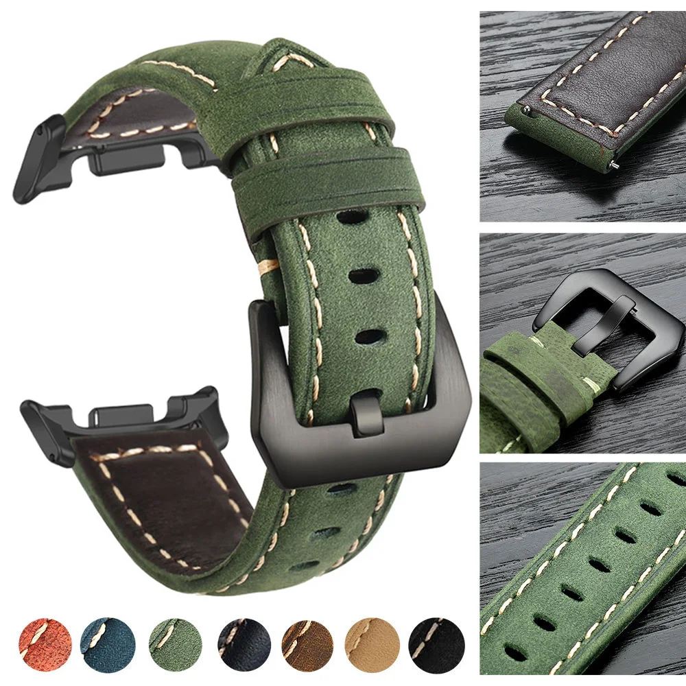 Leather Strap for Samsung Galaxy Watch 8/8 classic No Gaps Bracelet Wristband for Galaxy Watch 8 40 44mm Band Replacement Correa