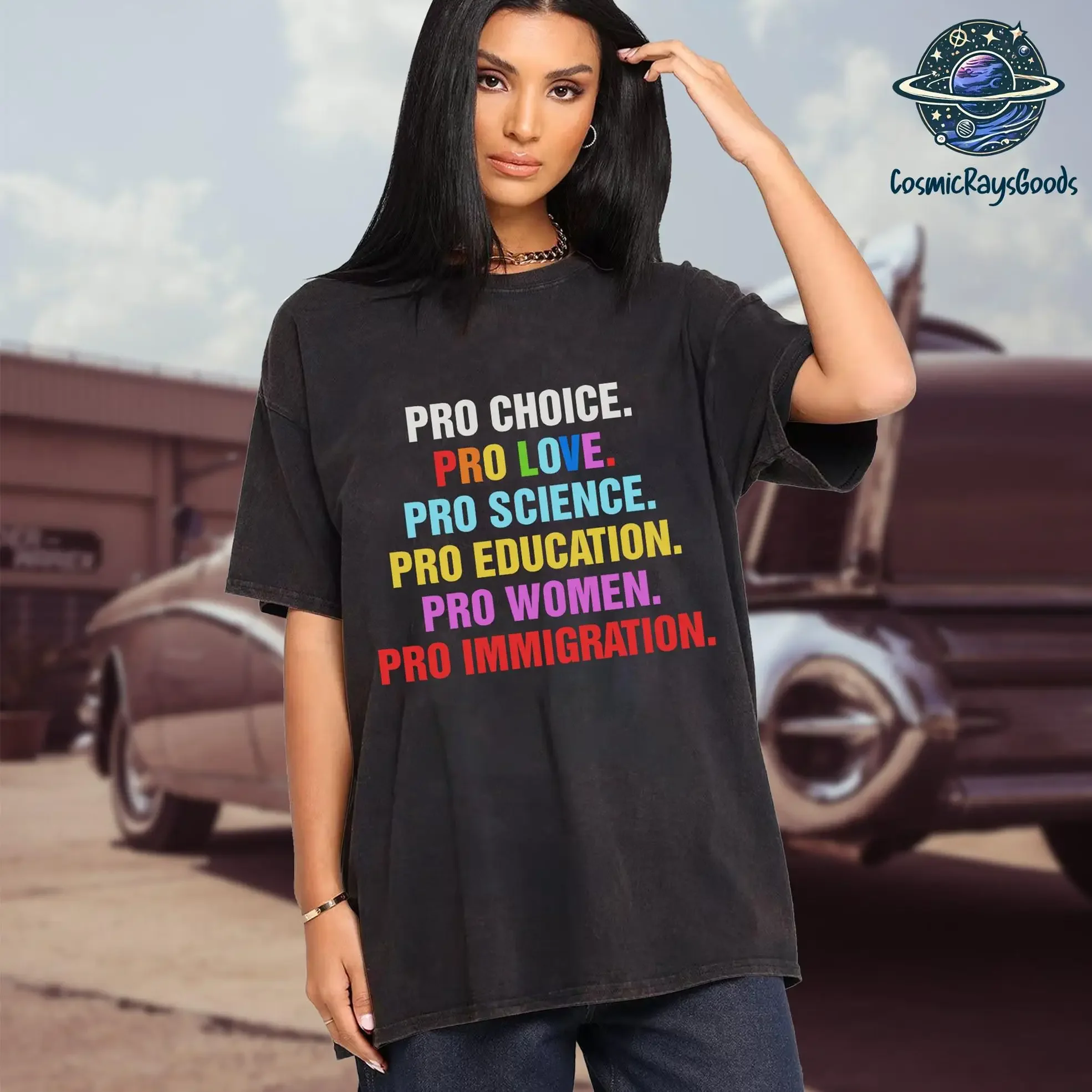 

PRO IMMIGRATION T Shirt Choice Women SupporT No One Is Illegal On Stolen Land Human Rights