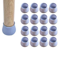 Couvre-pieds antidérapants en Silicone pour Table et chaise, 16 pièces, Protection des pieds