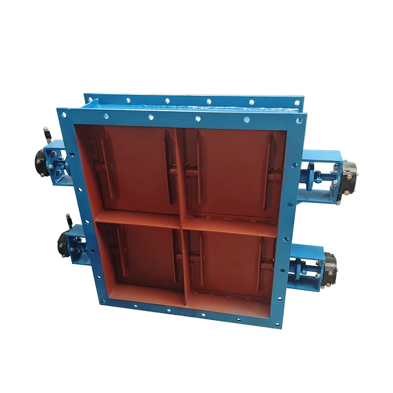 

Manual Power Square Air Duct Damper Butterfly Valve Flue Gas Ventilation Valve
