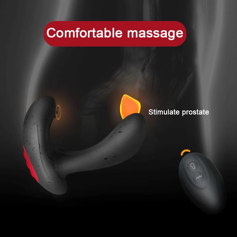 Consolador Anal inflable con Control remoto inalámbrico para hombres, vibrador enorme, masajeador de próstata, tapón Anal grande, juguetes sexuales