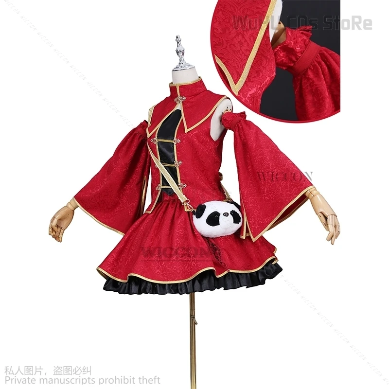 Anime shugo chara chinesisch cheong sam hinamori amu cosplay kostüm rotes kleid halloween outfits kleidung frauen kleid perücke cosplay