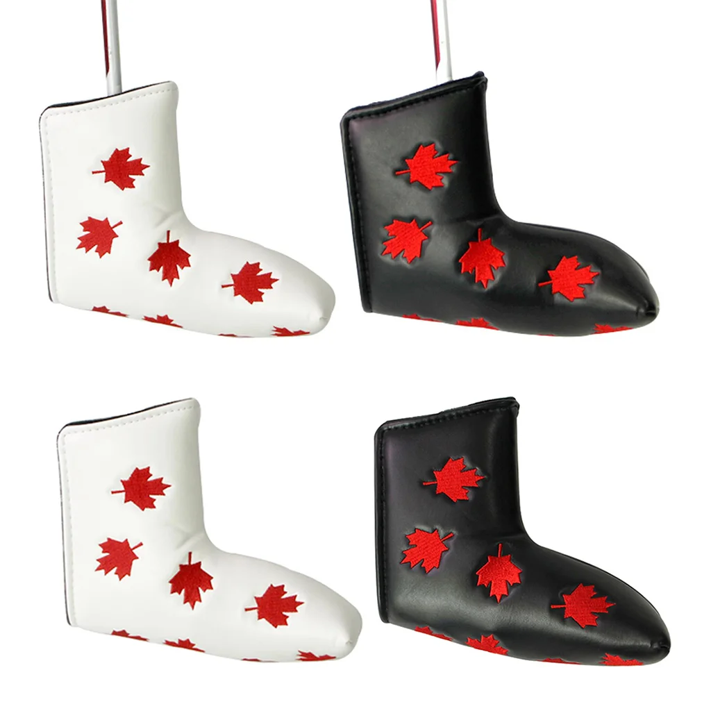 Couvre-tête de Putter en cuir PU, Protection de Golf, bottes à manches, accessoire de couverture de Club de Golf, équipement de golfeur, cadeau pour les golfeurs