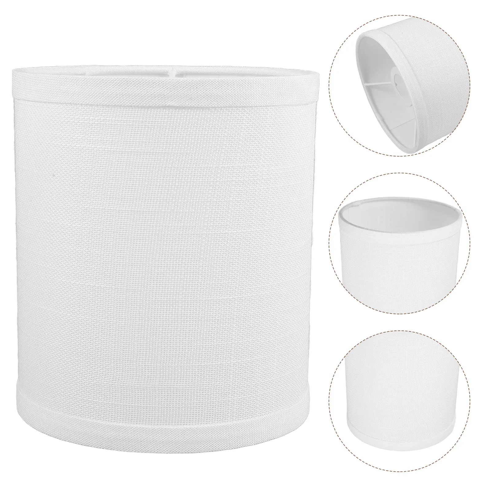 

Тканевый барабанный абажур для торшеров E14, лампа теплого света, абажур для торшера, современное минималистское украшение для дома