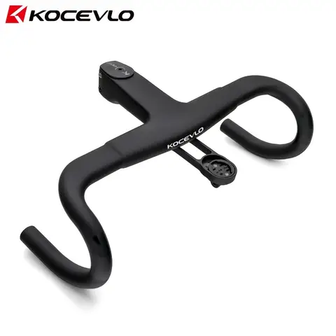 KOCEVLO H11 카본 로드 핸들바 스템 포함 28.6/31.8mm 일체형 핸들바 OD2 로드 바이크 바 390/400/420MM KOCEVLO H11 카본 로드 핸들바 스템 포함 28.6/31.8mm 일체형 핸들바 OD2 로드 바이크 바 390/400/420MM