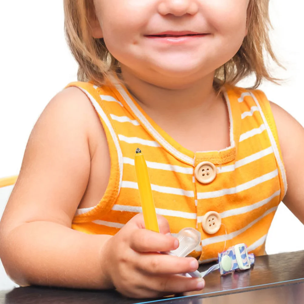 4 Pcs 폴카 도트 자기 드로잉 보드 펜 유아 필기 펜 플라스틱 그림