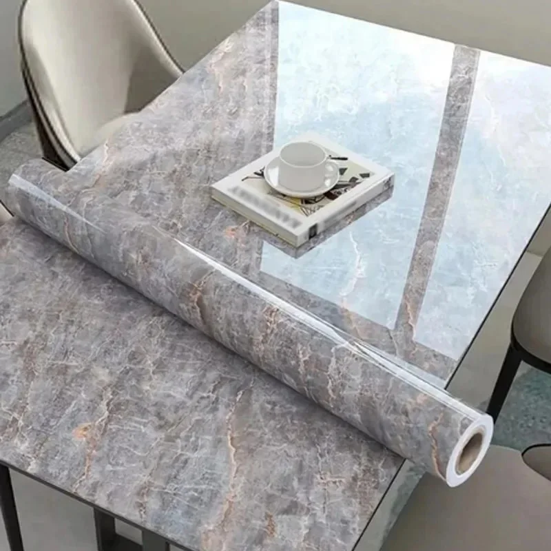 1 لفة من ملصقات الحائط ذاتية اللصق سميكة للغاية وقابلة للإزالة مقاس 40 سم مناسبة لزيت المطبخ والرخام المقاوم للماء