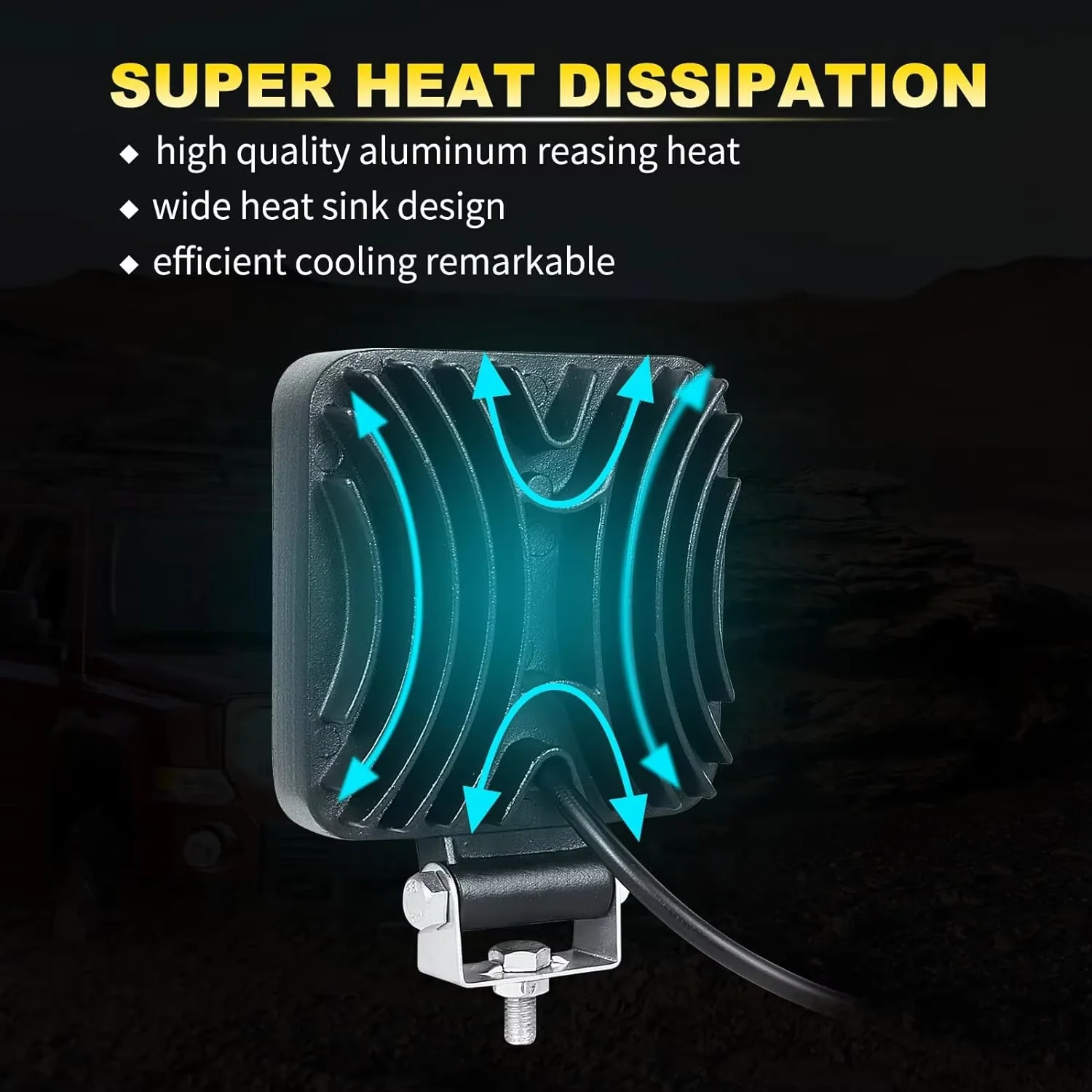 2/4pcs Mini LED Work Light Bar 3.3inch White LED Bar Pods Off Road 12V 24V Spot Flood Driving Fog Lights for Car Truck SUV ATV